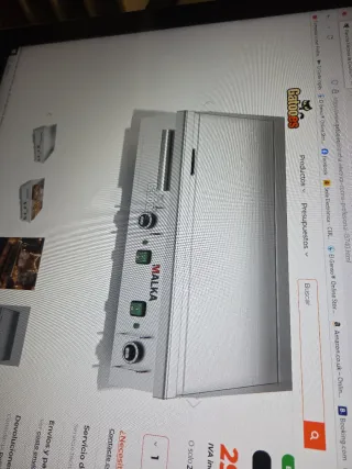 Plancha Eléctrica Profesional Malka 74cm