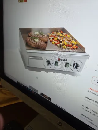 Plancha Eléctrica Profesional Malka 74cm