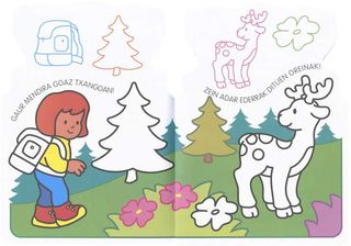 Colorear animales con pegatinas (3-4 años) NUEVOS