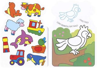 Colorear animales con pegatinas (3-4 años) NUEVOS