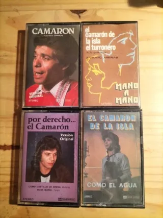 Lote 7 Casetes Camaron de la Isla