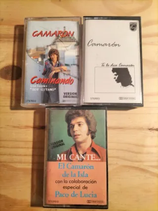 Lote 7 Casetes Camaron de la Isla