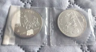 Moneta Argento 2000 Peseta Juan Carlos I 1997