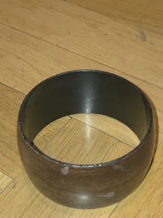 Brazalete Tocado Madera Marrón Negro
