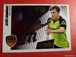 Cromo Jesús Rodríguez firmado