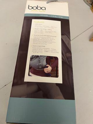 Mochila Portabebés Boba Air Gris