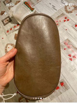 Borsa donna a secchiello grande marrone