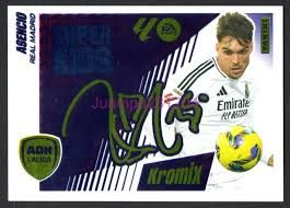 Cromo Asencio Firmado Super Kids