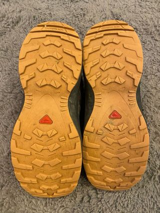 Botas Salomon Niño Gris Naranja Waterproof