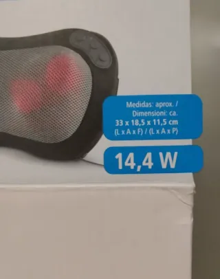 Conjín masajeador Shiatsu.