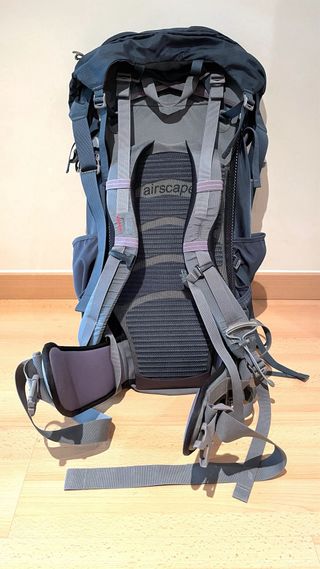 Mochila Osprey Aether 70 azul/gris - nunca usado