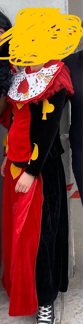 Disfraz Reina de Corazones Talla Única