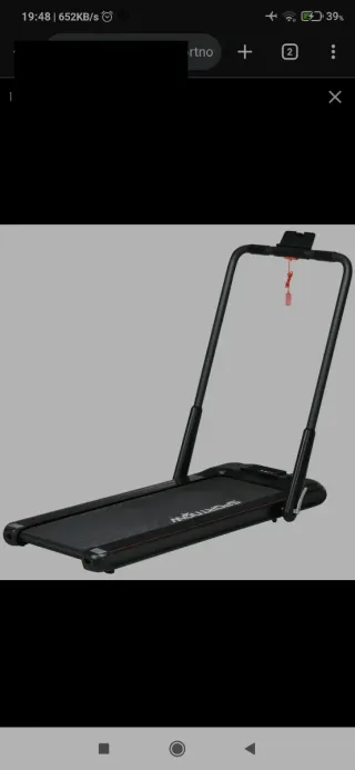 Cinta de andar plegable