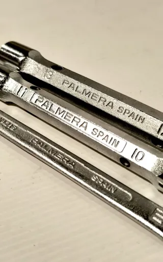 Lote 3 llaves tubo y fija PALMERA