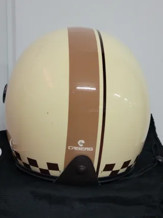 Casco Jet Caberg Retro Crema
