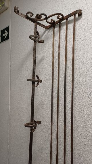 Perchero forja antiguo - Para restaurar