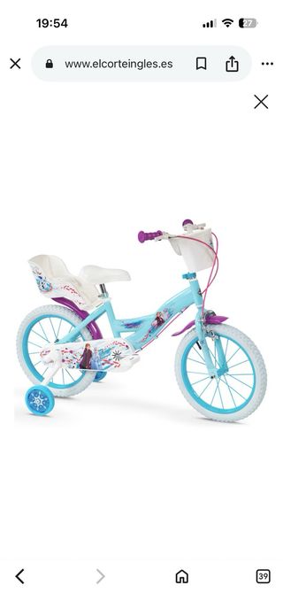 Bicicleta niña Frozen