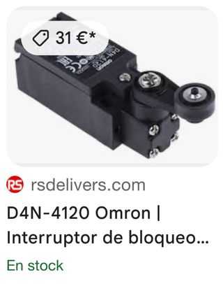 Final de carrera Omron D4N-4120