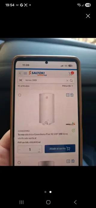 Termo eléctrico Greenheiss 100L