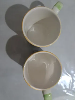 Set 2 Tazze Ceramica Frutta