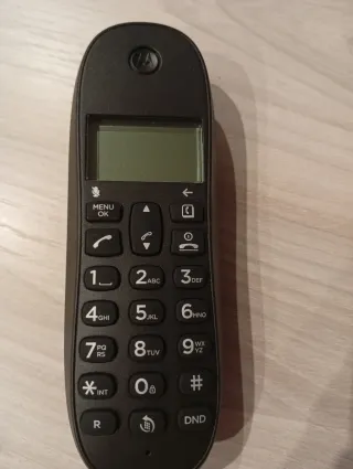 Teléfono Inalámbrico Motorola Negro