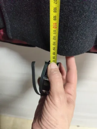 Abrigo de paño largo caballero negro