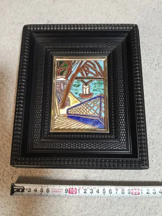 Cuadro de Cobre y Cerámica