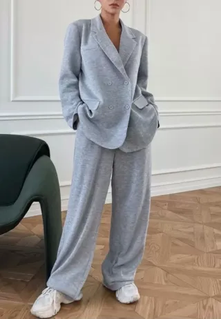 Tailleur donna grigio