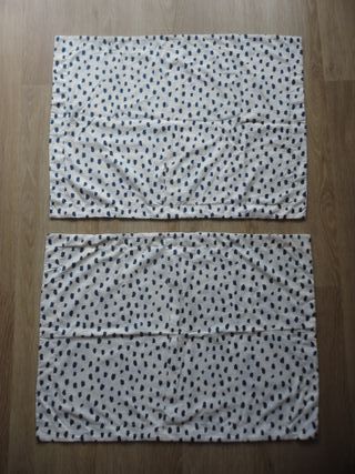 4 FUNDAS COJÍN 75x54cm