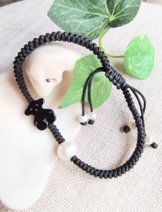 Pulsera TOUS Onix y Perlas