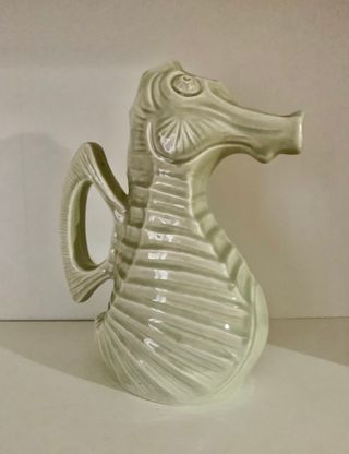 Jarra Vintage Hipocampo Cerámica