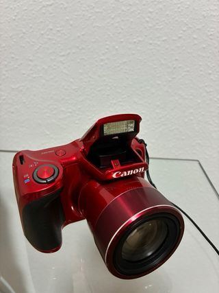 Cámara Canon PowerShot SX420 IS Roja.