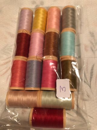 Lote de Hilos para Coser marca coats 15 bobinas