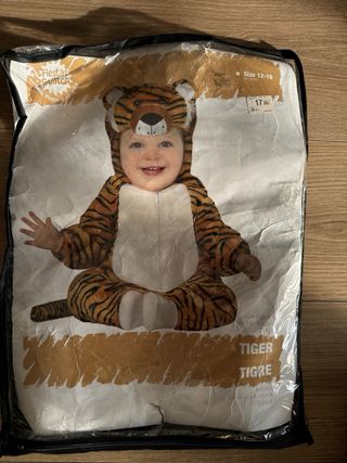 Disfraz Tigre 12-18 meses (sin cola)