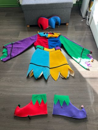 Disfraz Arlequínes Multicolor Cada disfraz 25€
