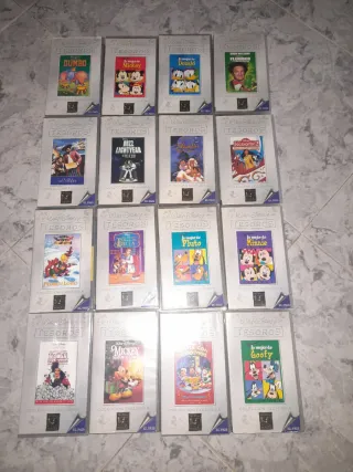 Lote 15 Cintas VHS Disney Tesoros