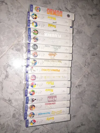 Lote 15 Cintas VHS Disney Tesoros