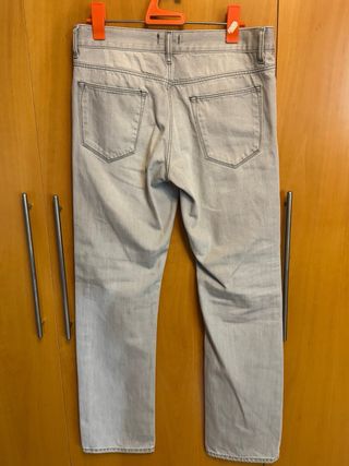 Pantalones vaqueros grises hombre Kiabi