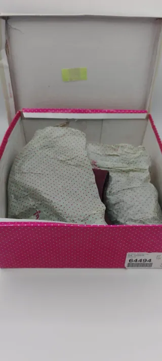 Botines tacón plataforma morados talla 39