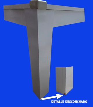 Mesa de salón DM blanca 195x90x80 cm