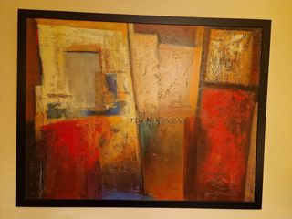 Cuadro abstracto moderno 97x125 cm
