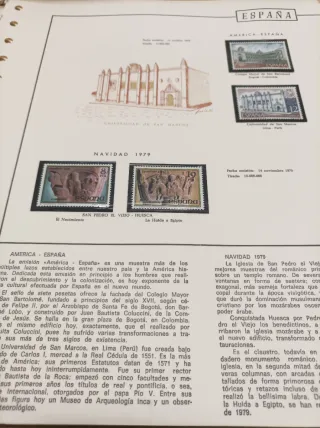 33 Sellos 1979 en hojas y filoestuches originales