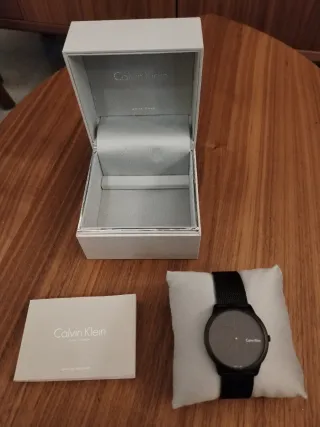 Reloj Calvin Klein Minimal Negro Hombre