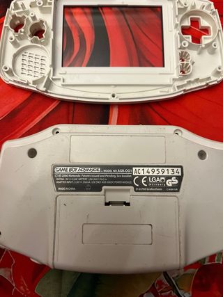 Carcasa blanca original Nintendo Game Boy Advance
