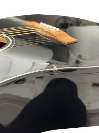 GUITARRA ACUSTICA FENDER CD-06 BLK + SOPORTE