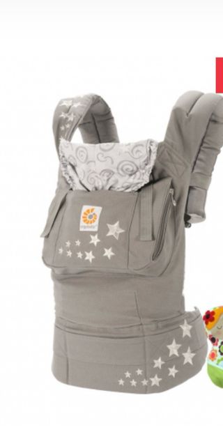 Mochila Portabebés Ergobaby nueva  Estrellas Gris