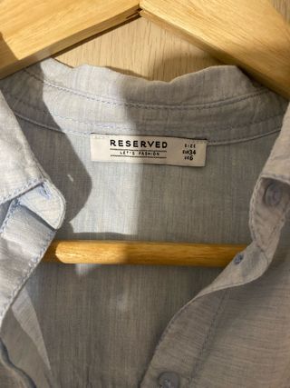 Camisa RESERVED azul talla XS
