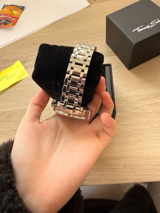 Reloj Thomas Sabo Cronógrafo Negro/Plata