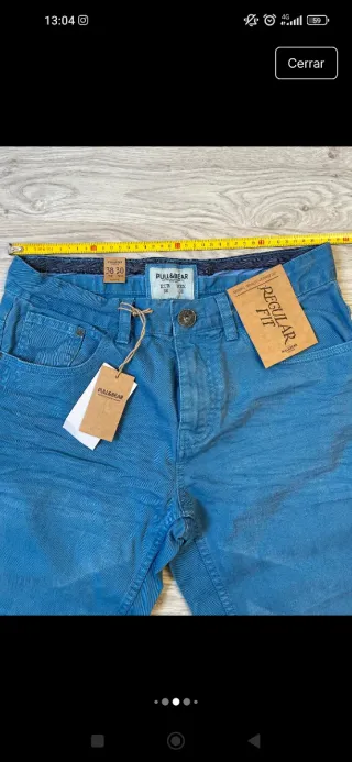 Pantalón vaquero Pull&Bear Regular Fit