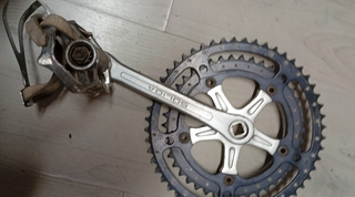 Bielas y Plato Bicicleta Carretera Aluminio